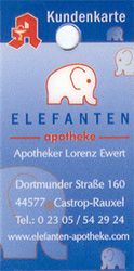 Elefanten-Apotheke Kundenkarte